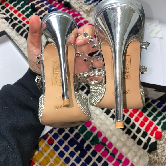SOLD Azalea Cinderella rhinestone crystal heels - Picture 9 of 9